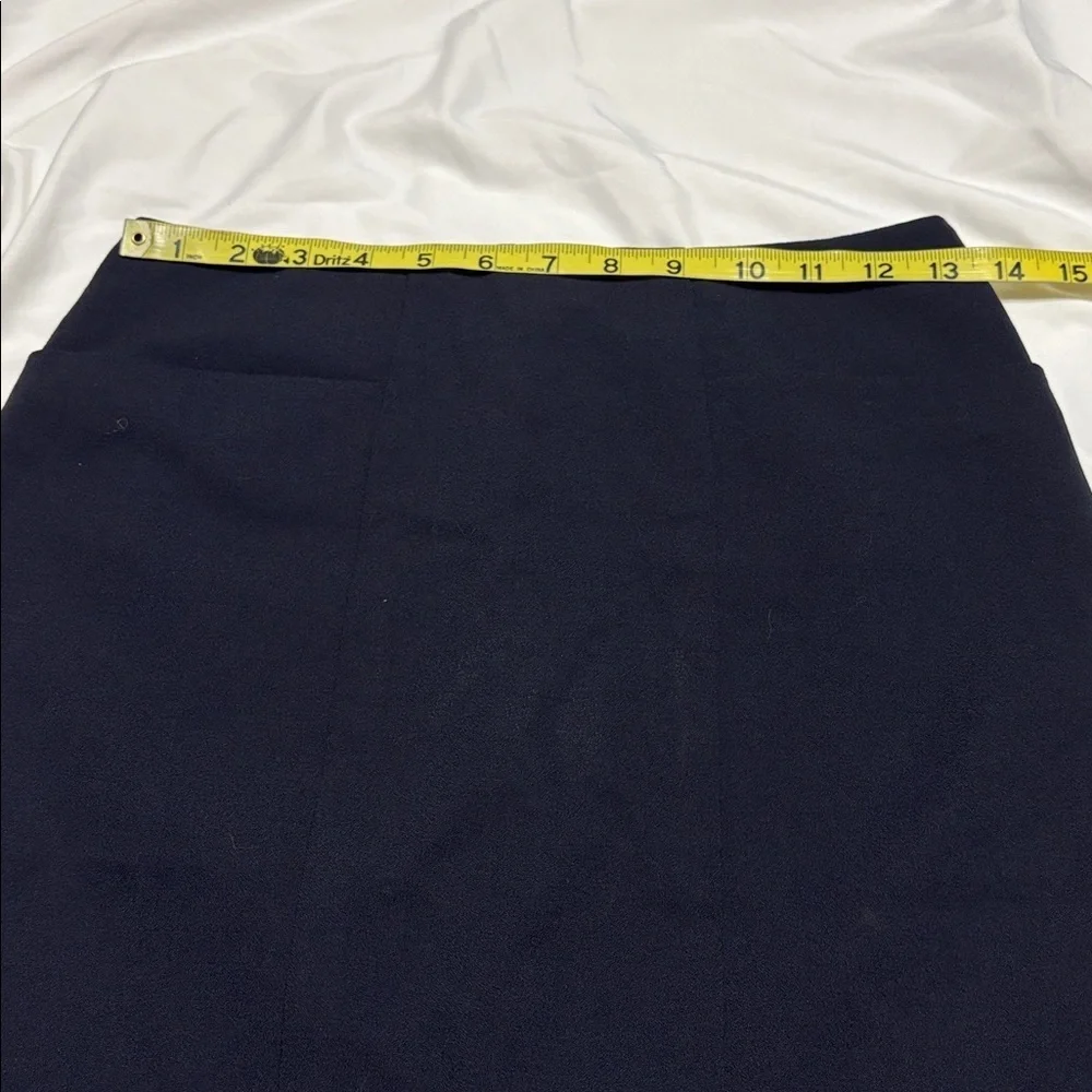 Chanel Uniform Navy Skirt